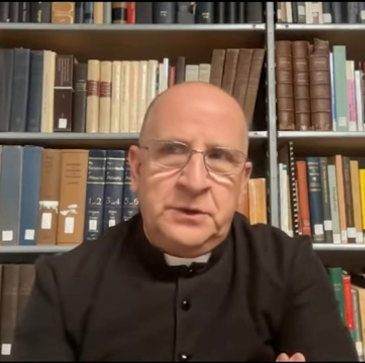 Fr. Chad Ripperger speaking in a video interview