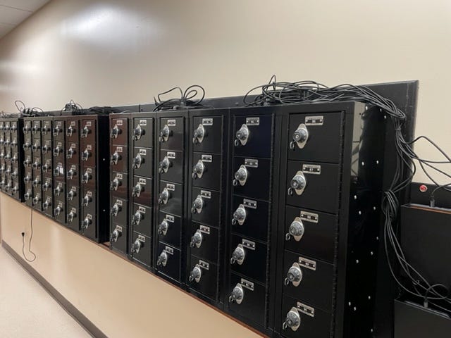 Field device storage in Control Room