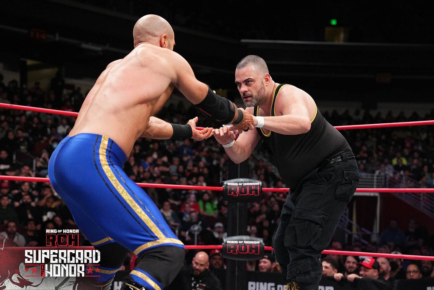 Claudio Castagnoli vs. Eddie Kingston (ROH Supercard of Honor 3/31/23) -  Joseph Montecillo