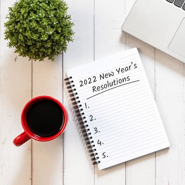 50 Easy New Year&#39;s Resolution Ideas 2022 - Top New Year Resolutions