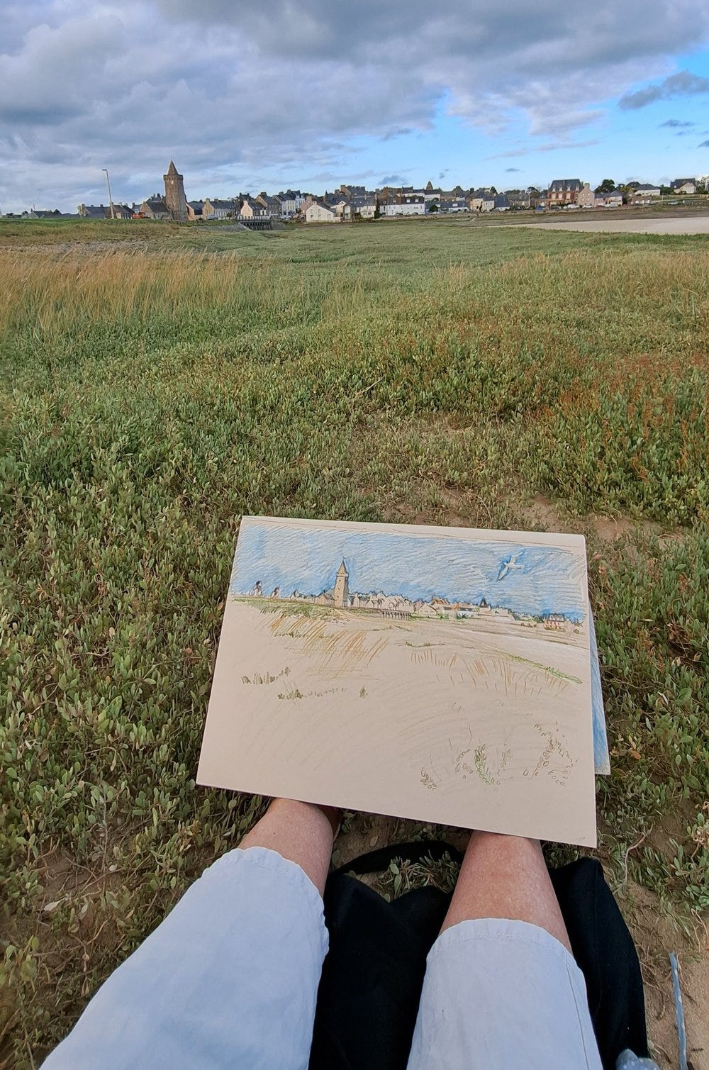 View from the marsh!