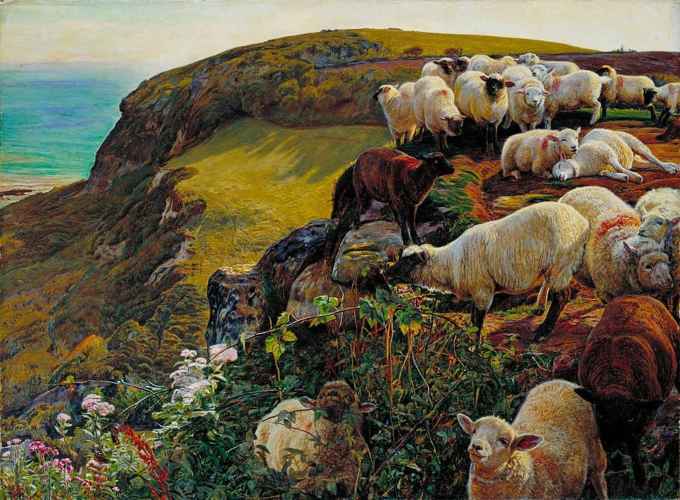 File:William Holman Hunt - Our English Coasts, 1852 (`Strayed Sheep') - Google Art Project.jpg File:William Holman Hunt - Our English Coasts, 1852 (`Strayed Sheep') - Google Art Project.jpg