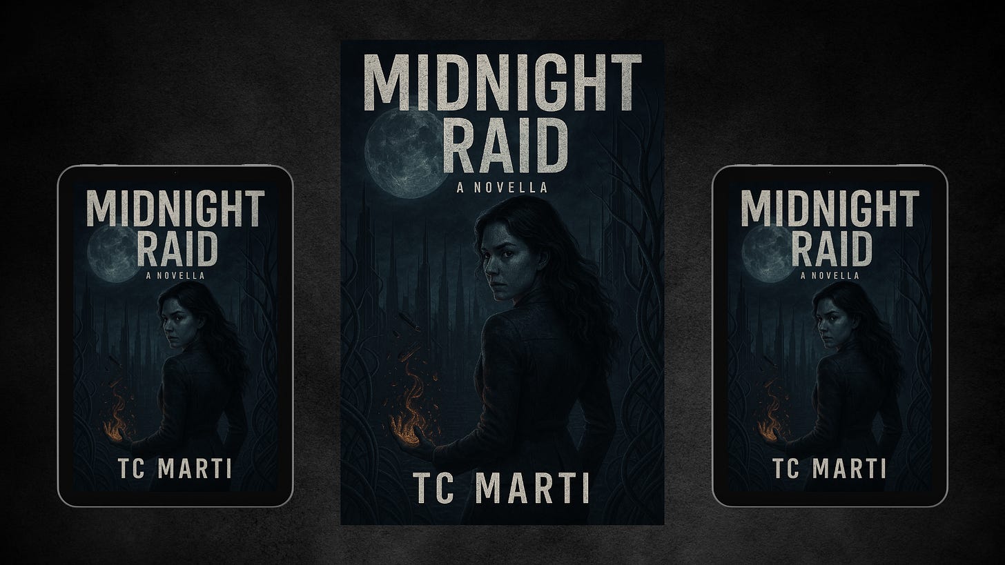 Midnight Raid by TC Marti, inspired by various urban fantasy authors