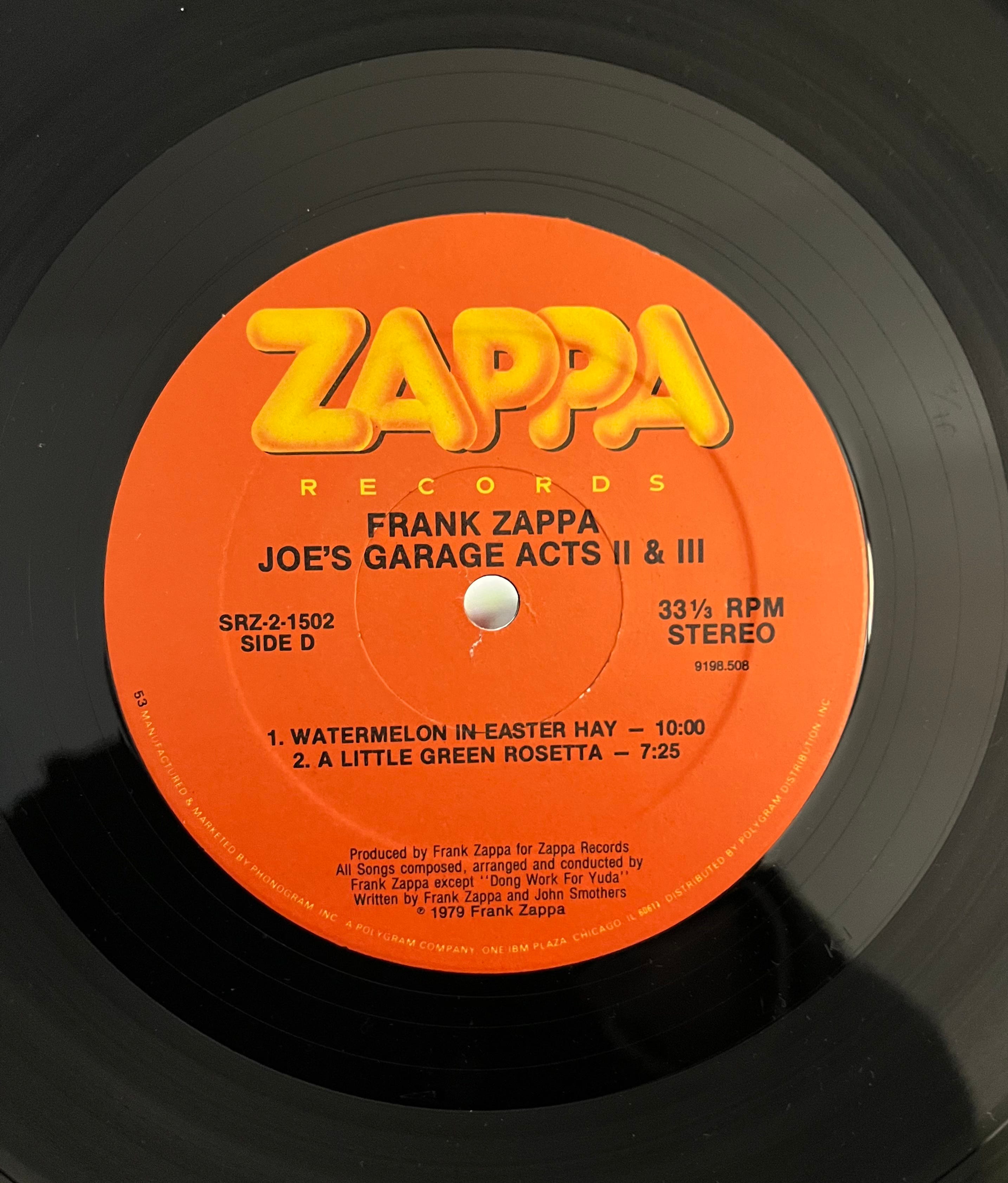 Joe's Garage In Brooklyn - by Vinnie Sperrazza - Chronicles