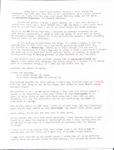 Typewritten page. You're not missing much