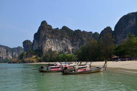 Railay parking lot. Photo: David Luekens