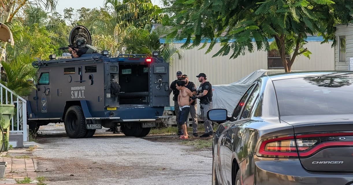 Bradenton Police Arrest Suspected Drug Trafficker, Seize Guns in Multi-Agency Raid