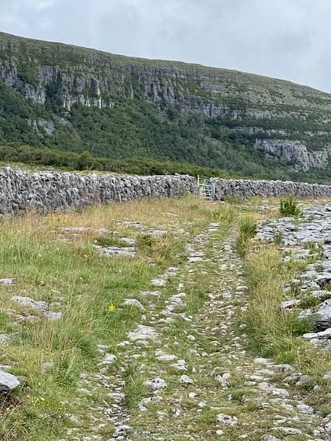 Stone walls 7 grave from the burren
