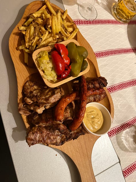 A collection of dished from Romania