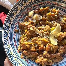 Creamy Beans with Leeks and Parmesan