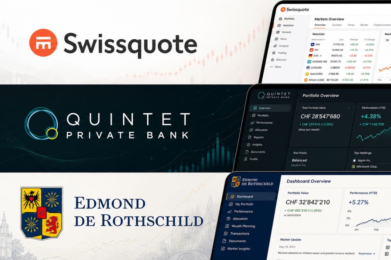 crédit lombard swissquote quintet edr assurance-vie luxembourgeoise banques swissquote quintet edr