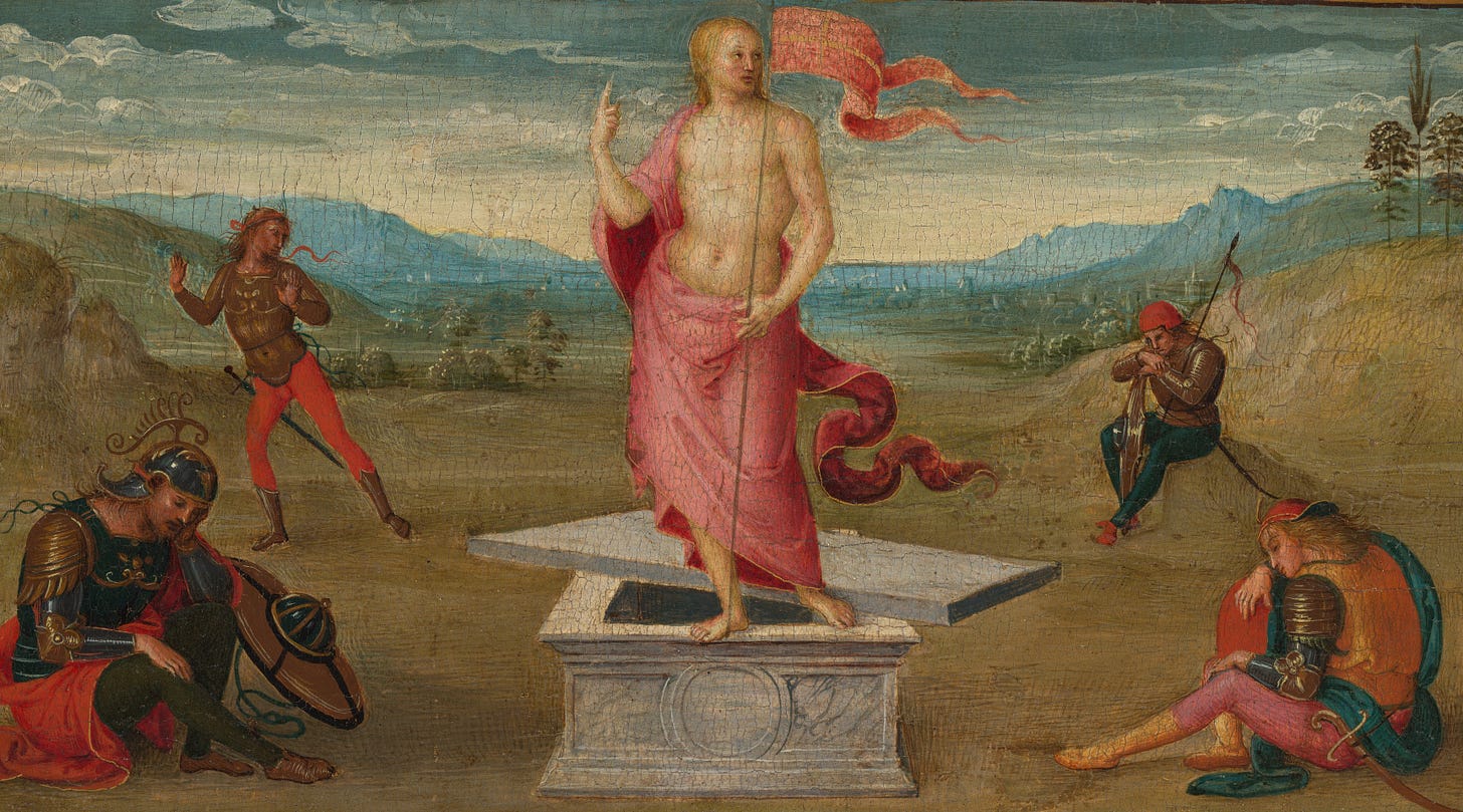 Perugino (Pietro di Cristoforo Vannucci) - The Resurrection - The  Metropolitan Museum of Art