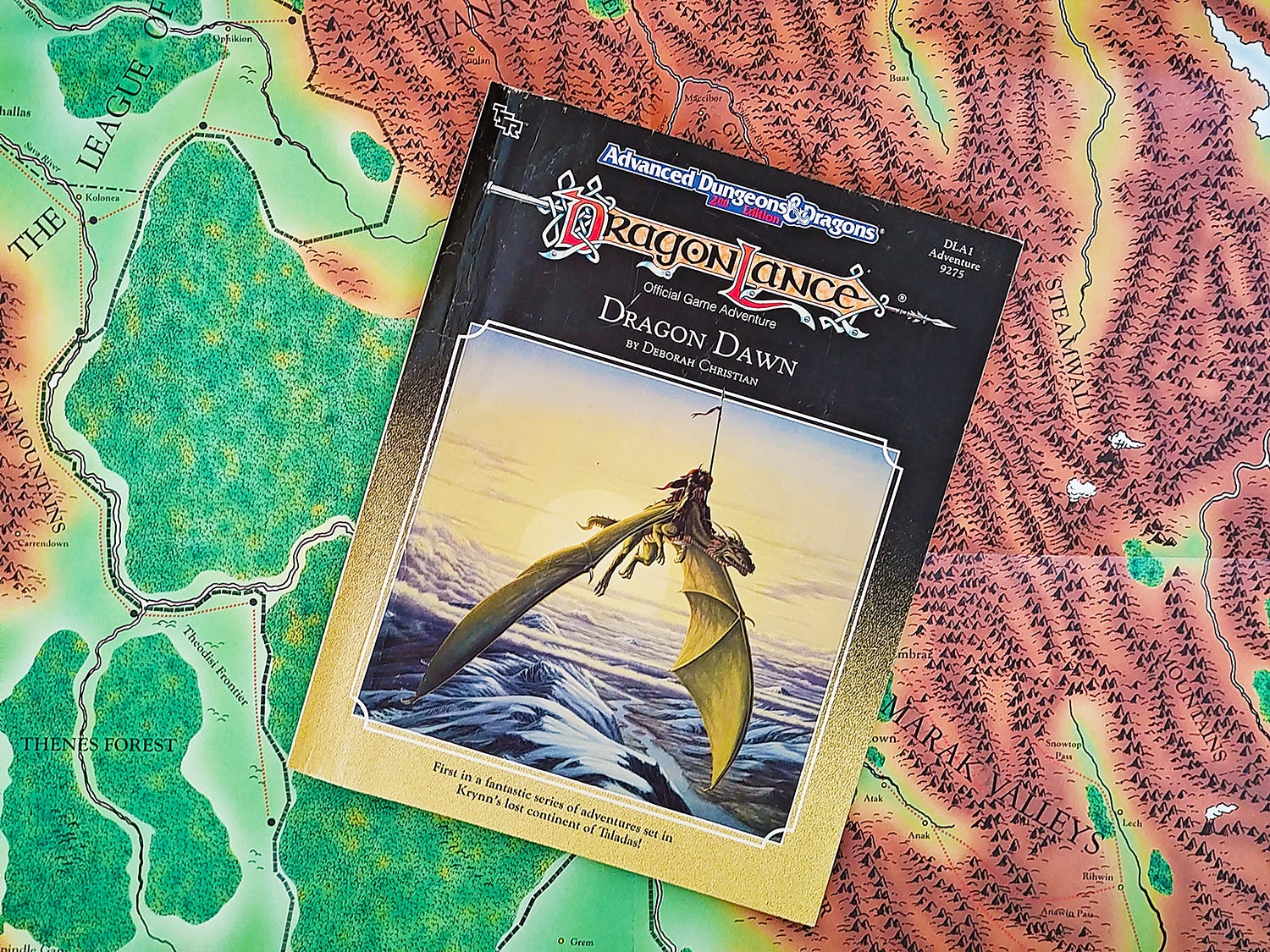 THE ART of Old School D&D Modules: Dragonlance Dragon Dawn (1990)