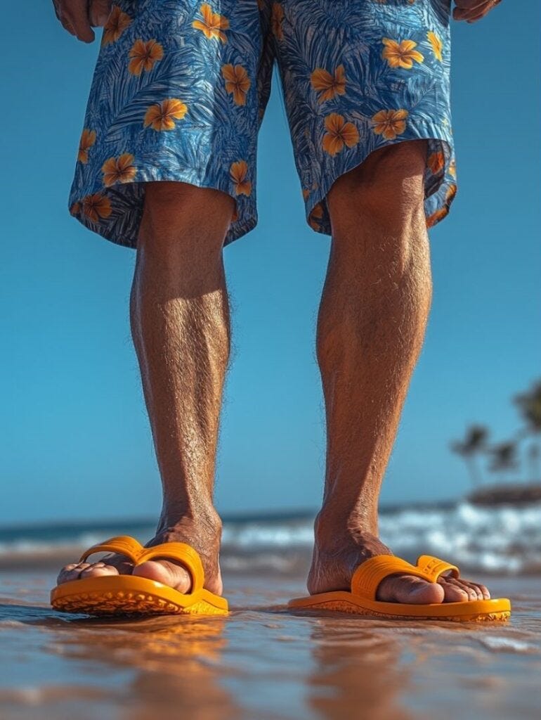 what to pack for hawaii - hawaii flip flop
