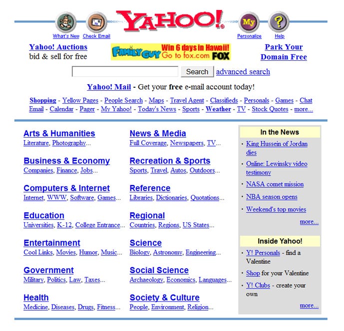 yahoo classic