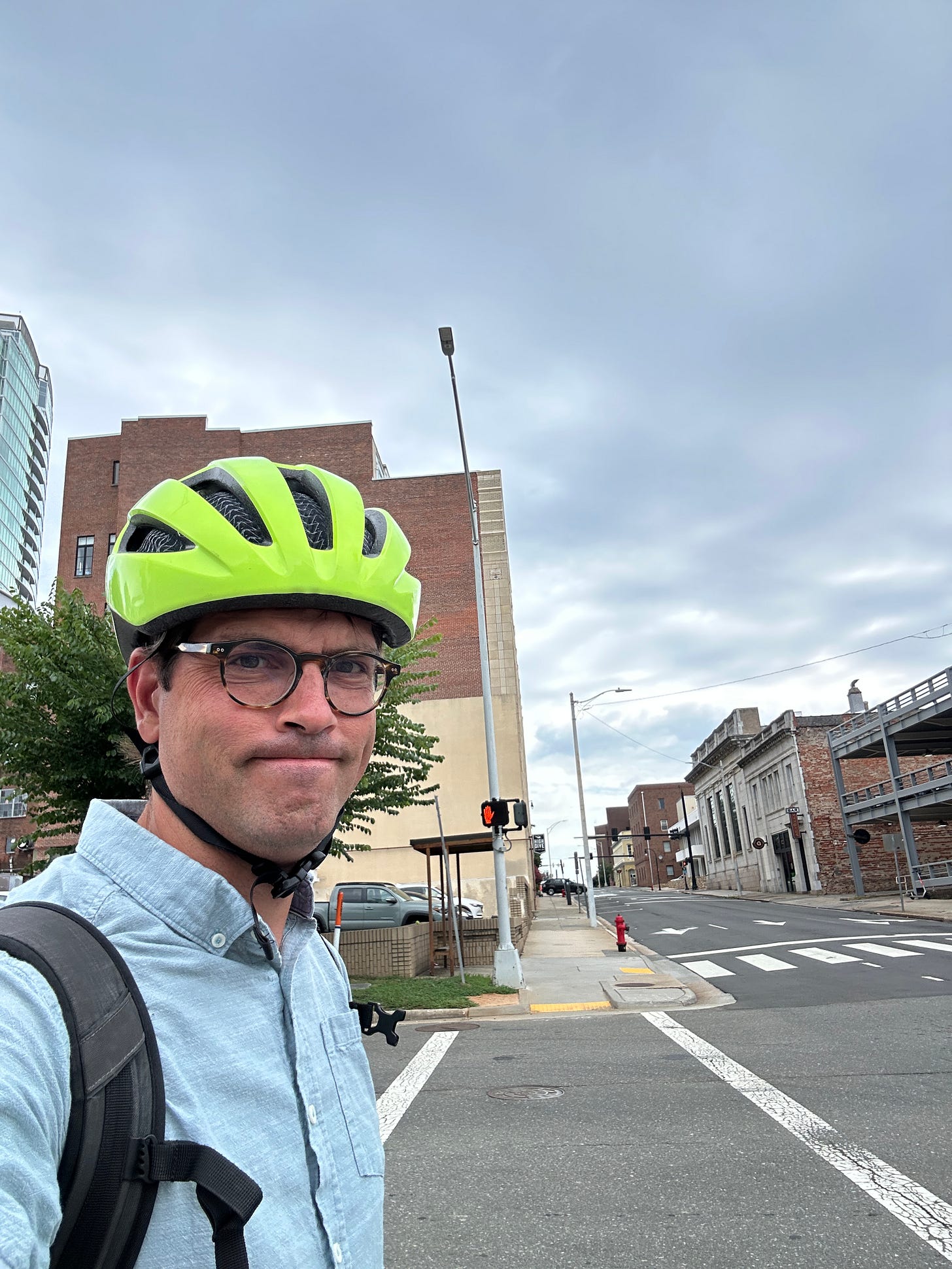 Me on a bike in Durham. Me on a bike in Durham.
