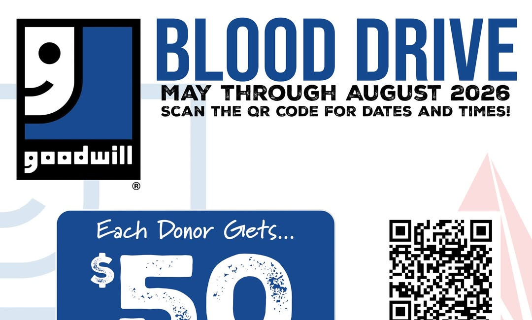 Goodwill and SunCoast Blood Centers Launch Summer Blood Drive Campaign Across Gulf Coast