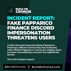 INCIDENT REPORT: Fake Papparico Finance Discord Impersonation Threatens Users