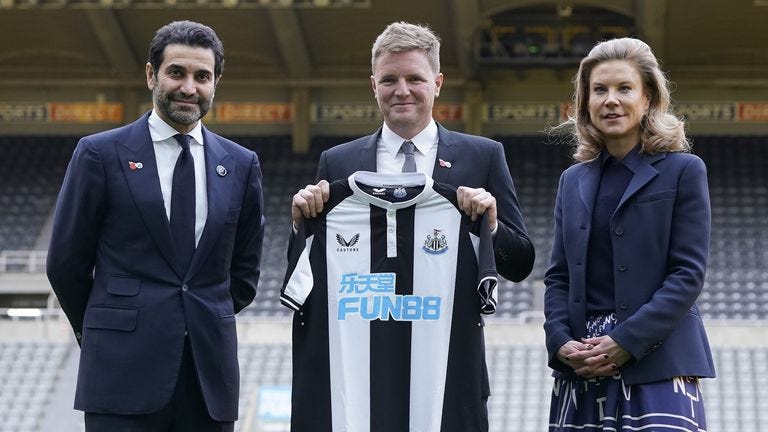 Everything just felt right': Eddie Howe happy with Newcastle United manager  job after Saudi Arabia-backed takeover | UK News | Sky News
