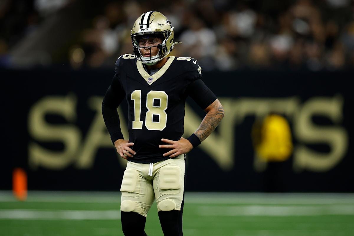 Spencer Rattler is the Saints' emergency QB again in Week 2 - Yahoo Sports