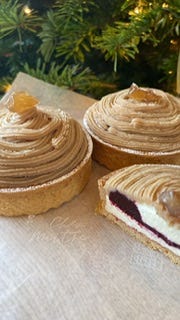 Tarts and cakes from Chez Maitre Eltham