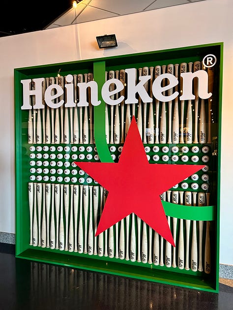 lounge, signs, press box, windows, phones, baseball stadium