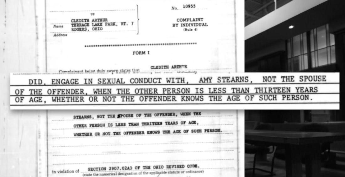 1978 Mahoning County complaint charging Cledith Arthur 1978 Mahoning County complaint charging Cledith Arthur