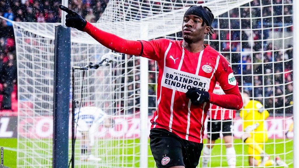 Noni Madueke: Chelsea complete £30m signing of winger from PSV Eindhoven -  BBC Sport
