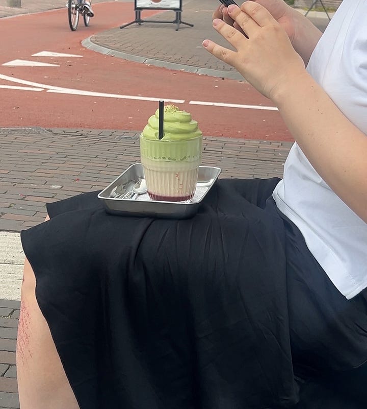 summer trends airport and matcha