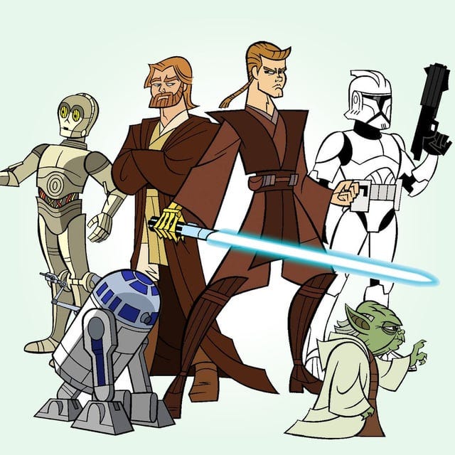 Hot Take: I prefer the 2D Clone Wars micro series over the 3D Clone Wars  series : r/StarWars