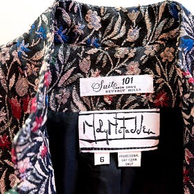 Reverse Engineering a Vintage Evening Jacket Part 1