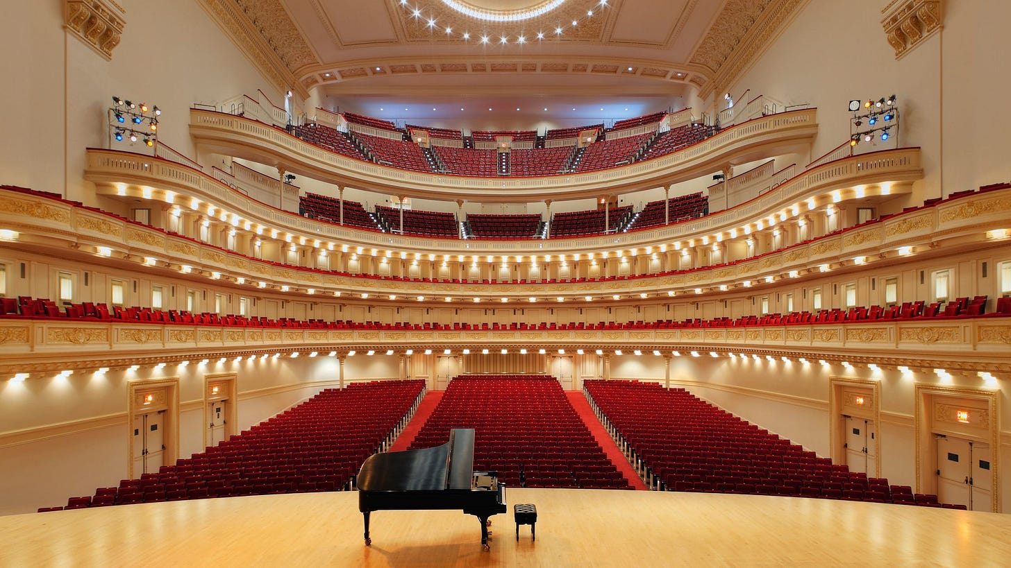 Carnegie Hall – Venue Review | Condé Nast Traveler