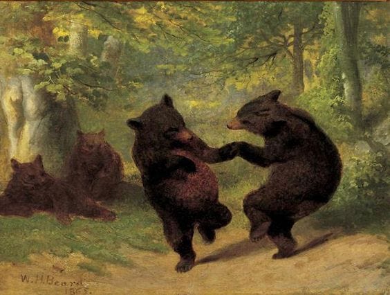 Dancing Bears, 1865 - William Holbrook Beard