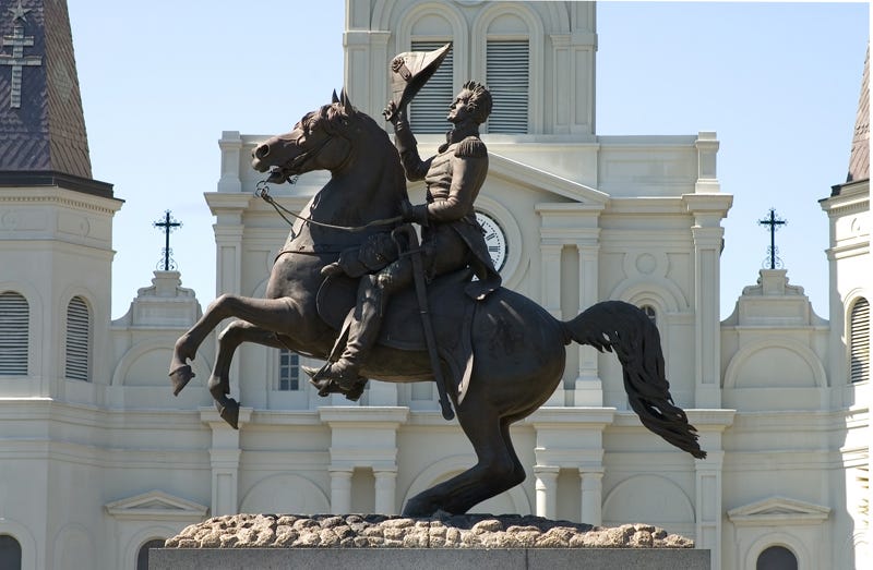 Jackson Lays the Cornerstone for Jackson Statue (1840) – New Orleans  Architecture Tours