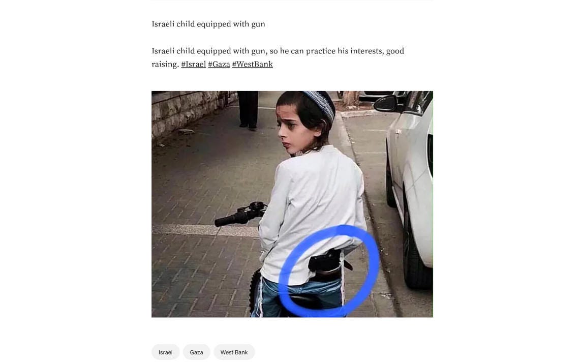 A young Jew on a bicycle with a pistol tucked into the back of his trousers.