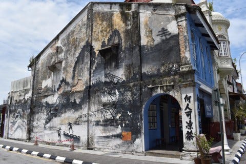 No shortage of old building and street art. Photo: Stuart McDonald No shortage of old building and street art. Photo: Stuart McDonald