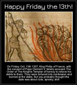 friday 13 templars