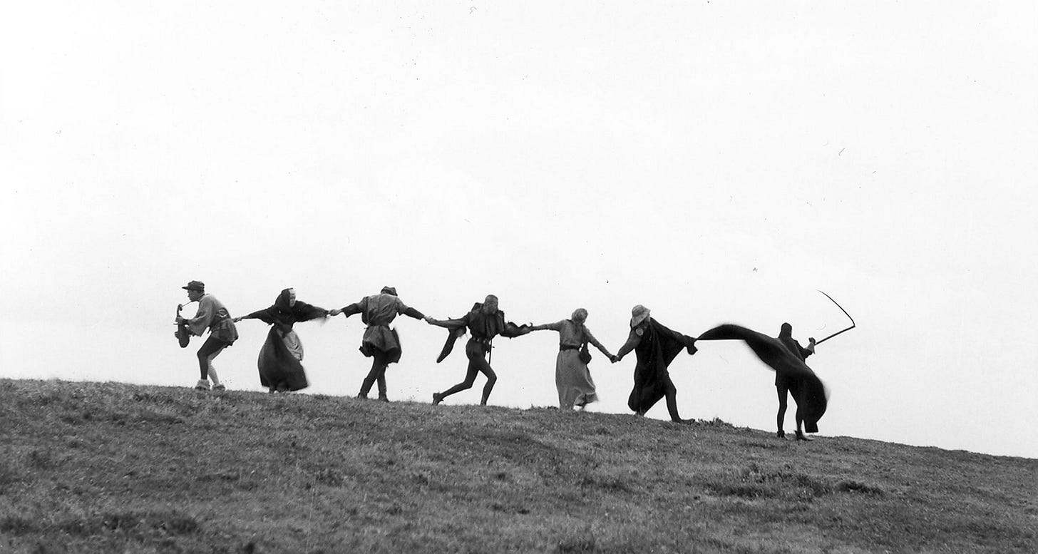 What's the most iconic still image from a Criterion film? For me nothing  beats this shot from the ending of The Seventh Seal: : r/criterion