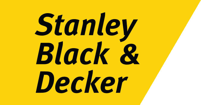 Stanley Black & Decker logo in transparent PNG format
