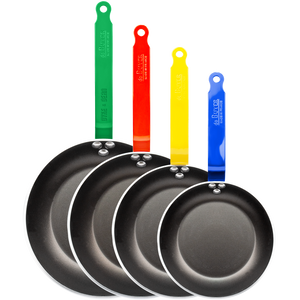 DE BUYER CHOC FRYING PANS RED HANDLES - KITCHENWARE - DYKE & DEAN  - Homewares | Lighting | Modern Home Furnishings