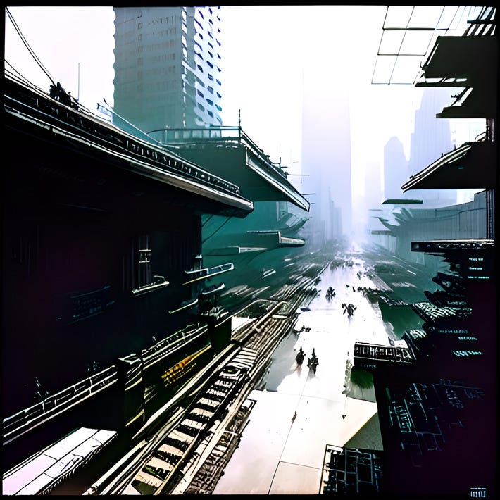 Cyberpunk Graphic Novel - and the devil died screaming