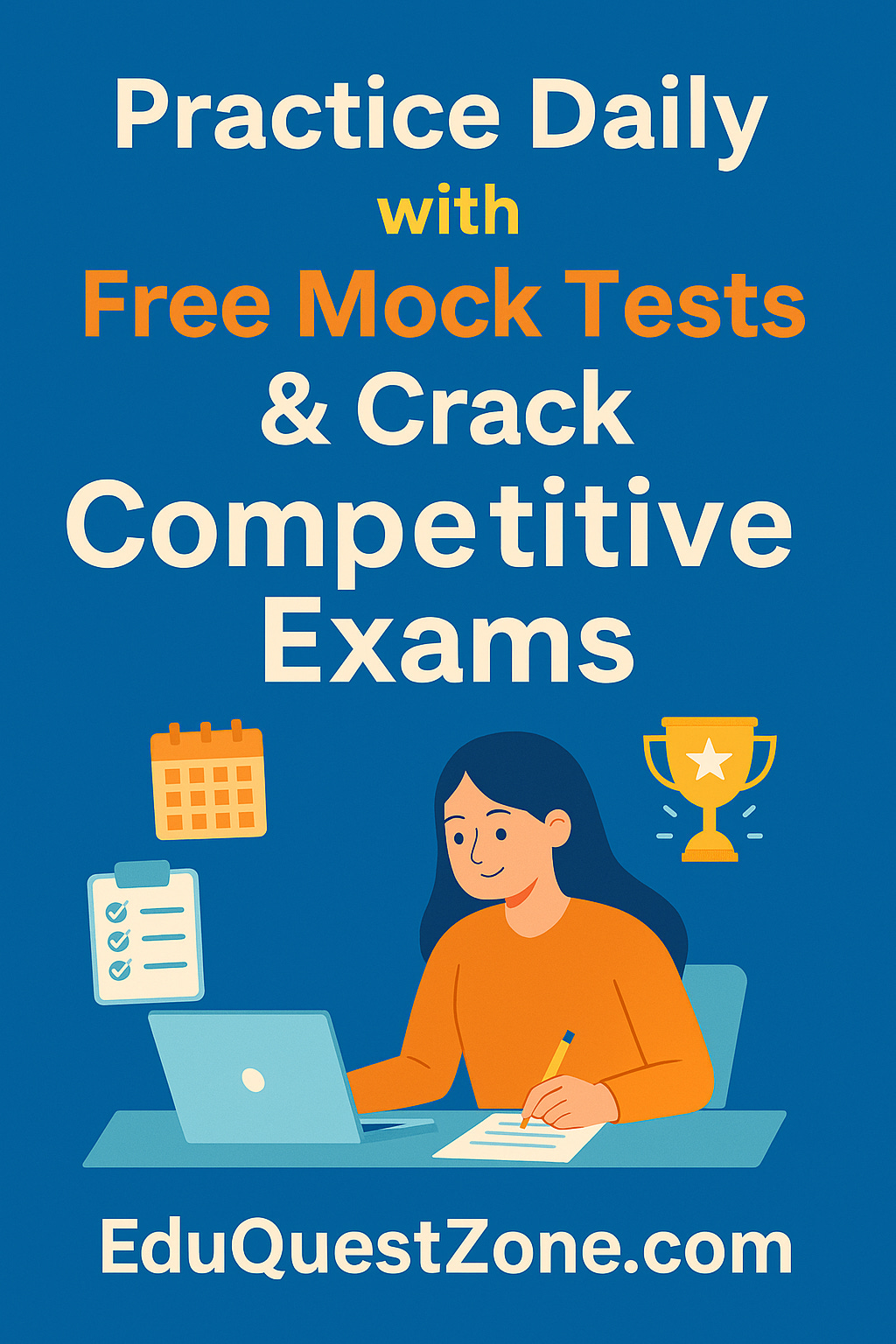 Practice Daily with Free Mock Tests & Crack Competitive Exams | EduQuestZone.com