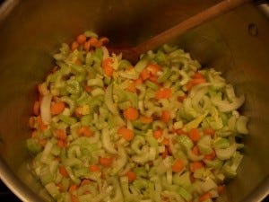 Comforting celery and consoling carrots