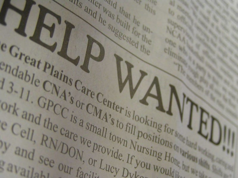 Help Wanted ad