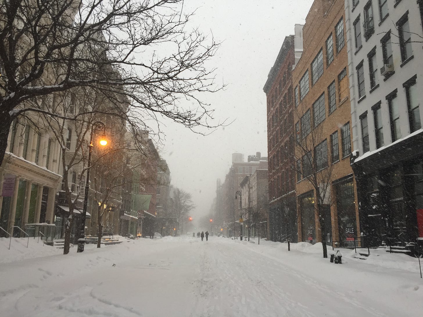 west broadway snow covered west broadway snow covered