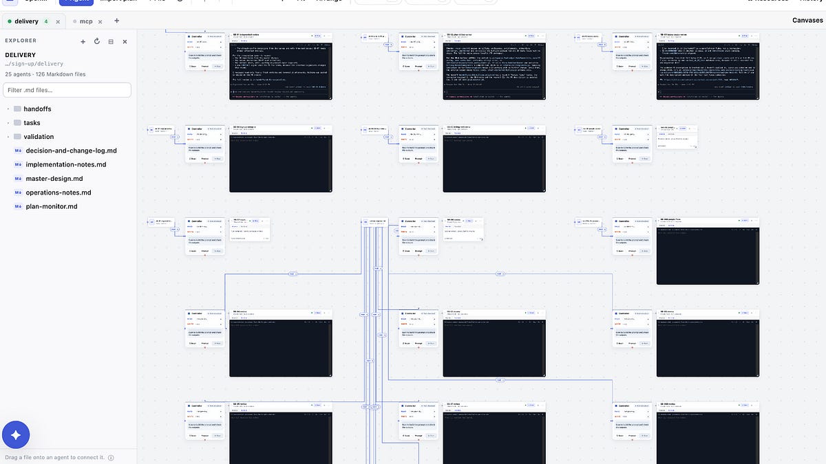 Scaling to 50 coding agents without scaling human attention