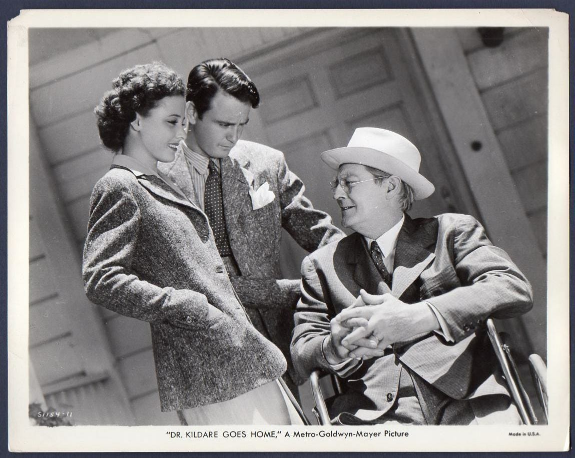 Laraine Day LEW AYRES Lionel Barrymore DR. KILDARE GOES HOME Vintage Orig  Photo