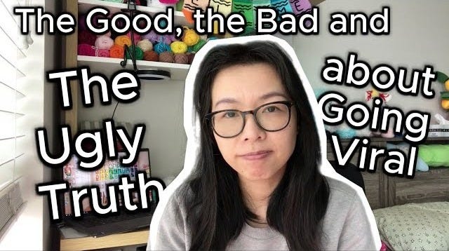 Video thumbnail: The Ugly Truth About Going Viral | Crochet Studio Vlog