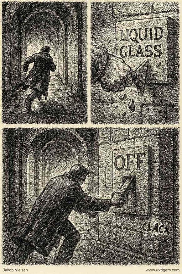 A person pushing a glass button

AI-generated content may be incorrect.