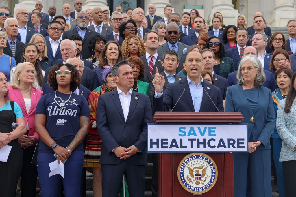 LEADER JEFFRIES ON THE HOUSE STEPS: “HOUSE DEMOCRATS ARE ON DUTY. HOUSE  REPUBLICANS ARE ON VACATION.” – Congressman Hakeem Jeffries